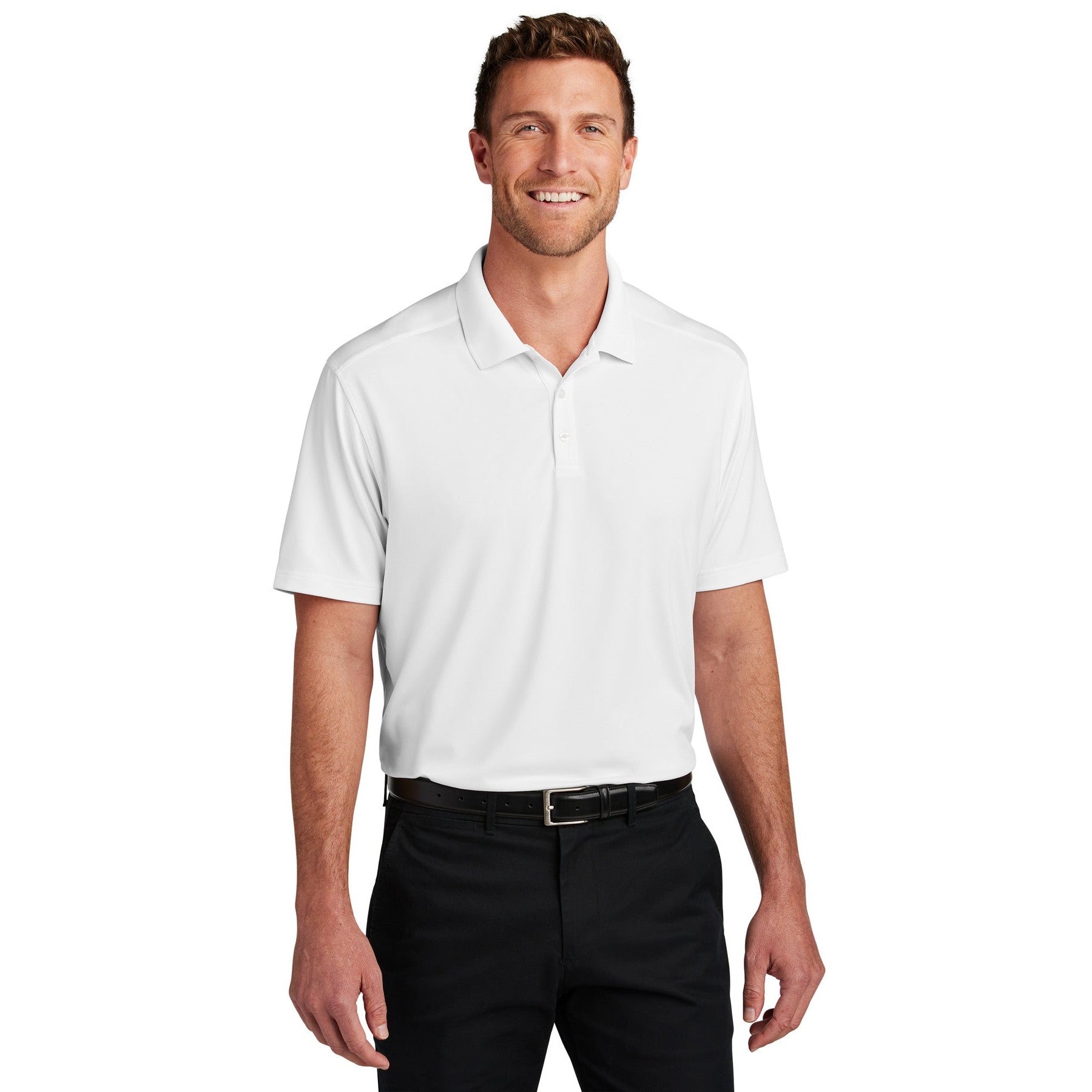 Port Authority-Port Authority® City Stretch Flat Knit Polo K683-MedTech-8